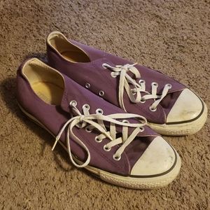 Purple All Star Converses, good condition!